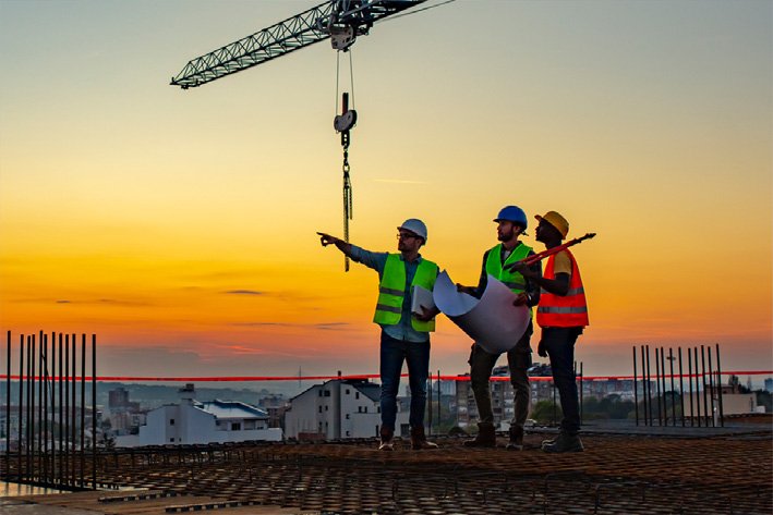 Construction and infrastructure imagery from the KATO company profile